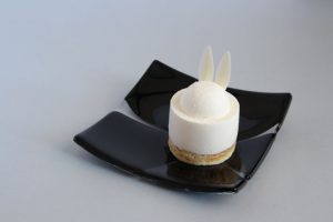 a rabbit eared dessert