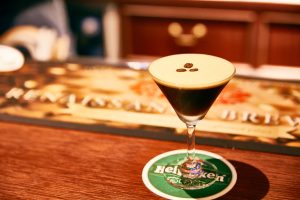 coffee cocktail from a pub
